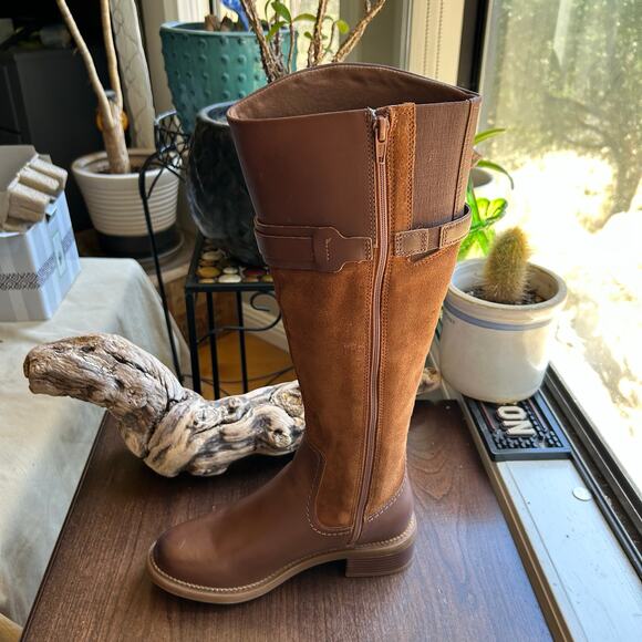 Brown Heeled Boots for Women - Picture 7 of 11